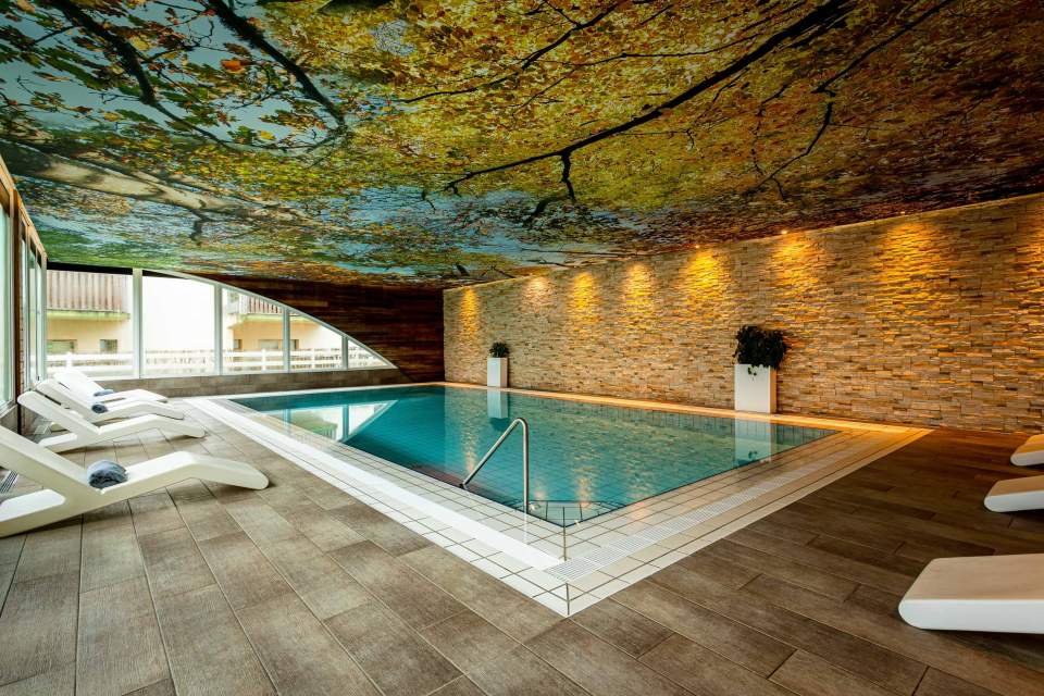 Piscine · Hôtel de Charme &amp; Spa à Vittel, Vosges · l'Orée du Bois 